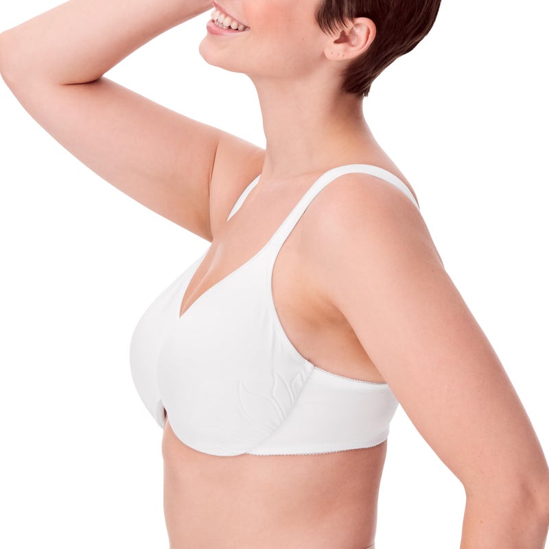 Bali Designs Women's Live It up Seamless Underwire Bra, White, 40DDD - Image 2